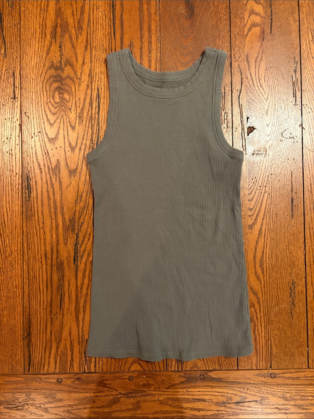Maurices Ribbed Tank Top - Olive